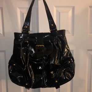 Dooney &Bourke Black Patent Satchel Bag